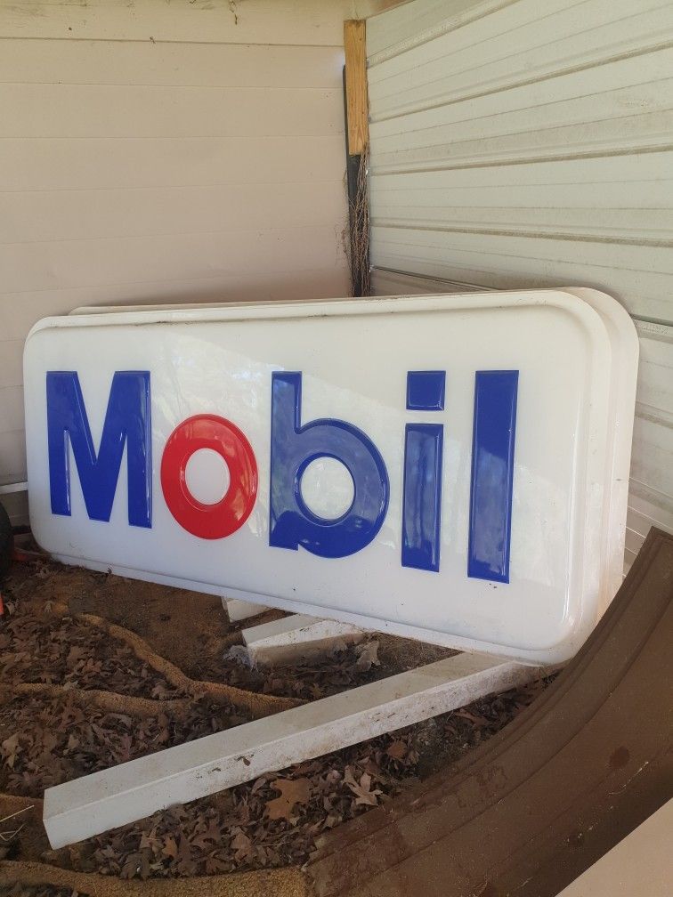 2 Mobil Sings With Lighted Frame