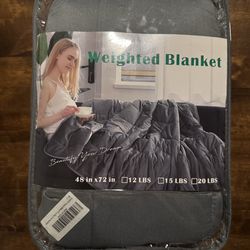 Grey Weighted Blanket new in packaging