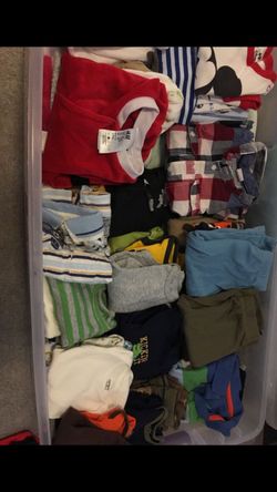 A lot of baby boy clothes nb-6 months some 9 month.