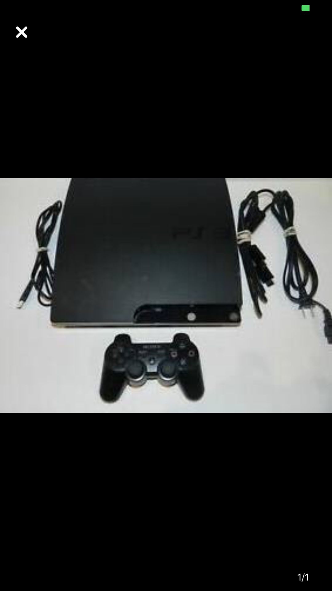 PS3 80 gb. Comes with wireless controller. Resident evil 5, Batman origins, mortal kombat x, and god of war 1-3