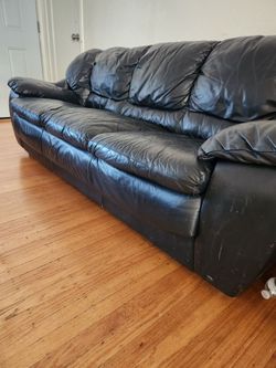 Leather couches