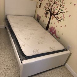 Twin Size Bed Frame New In The Box With Mattress All New Furniture Free Delivery Free Installation 