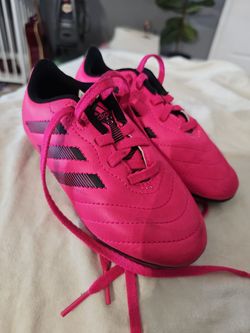 Pink Adidas soccer cleats for toddler girl Size 11