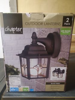 Chapter Outdoor Lanterns 2 Pack