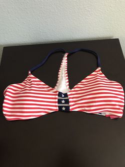 New American Flag Swim Top