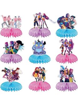 K-pop Demon Hunters Birthday Party Honeycombs 8 pcs…