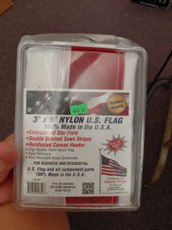 New nylon american flag