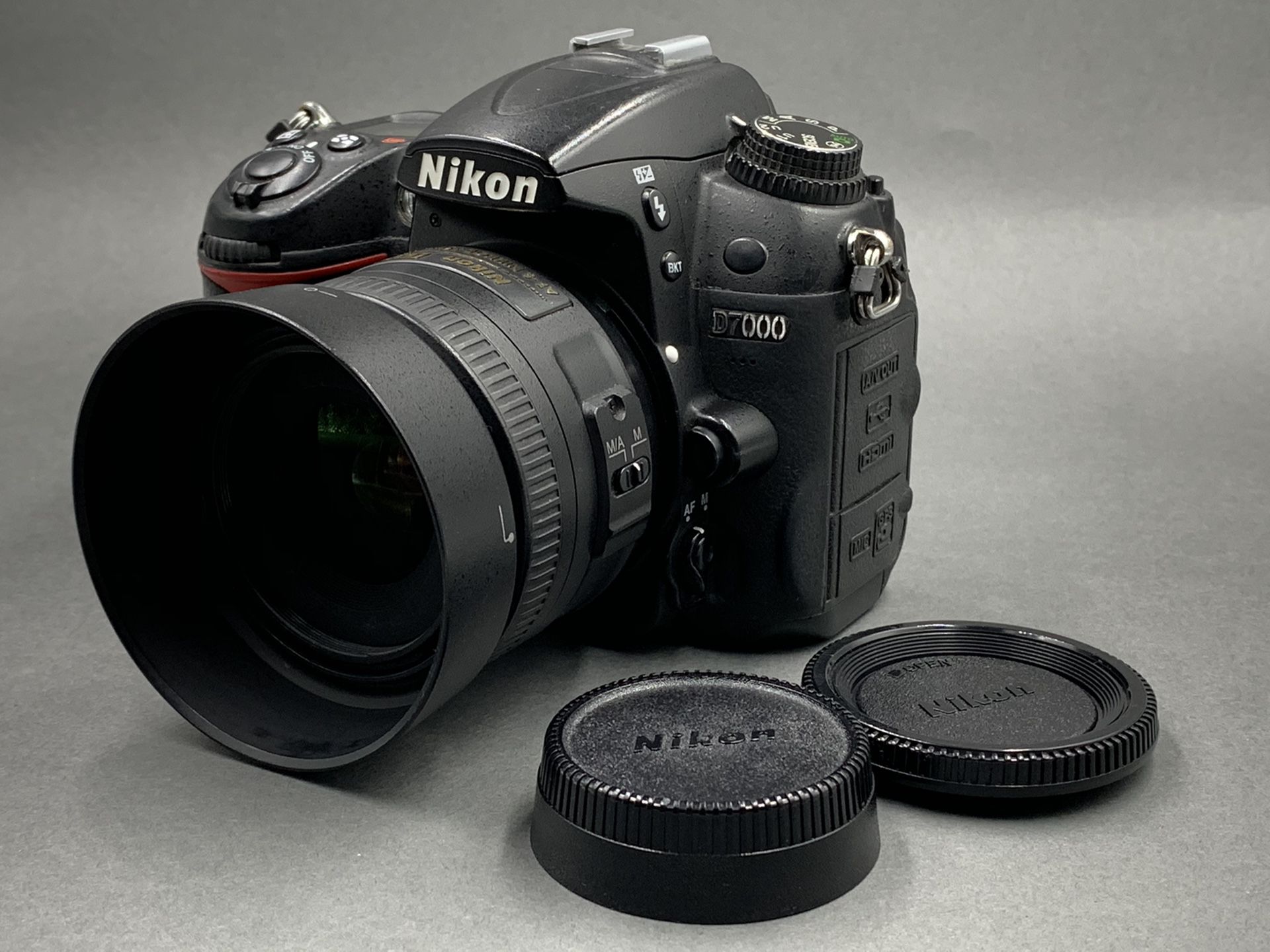 Nikon D7000 16.2 megapixel DSLR body and Nikkor DX 35mm lens