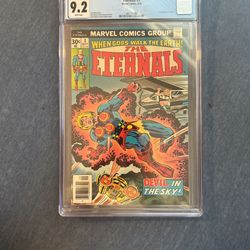 Eternals 9.2 Cgc Graded Comic(1976)