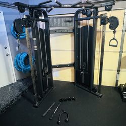 REP Fitness FT-5000 Functional Trainer with Accessories 