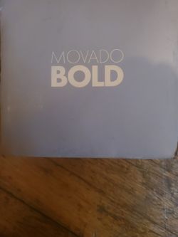 Black Movado Bold Watch