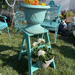 Vintage Wooden Step Ladder