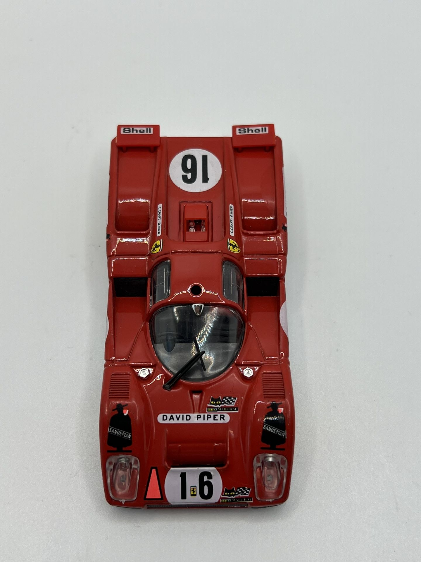 1:43 Brumm #R230 David Weir/Chris Craft Ferrari 512M #16 24H Le Mans 1971