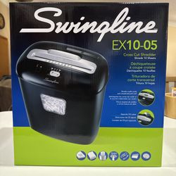Swingline SHREDDER EX10 05 Cross Cut Trituradora De Papel