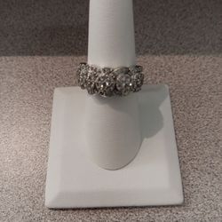 Diamond Flower Ring