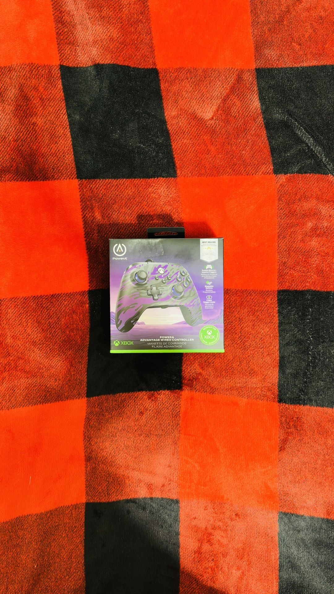 PowerA Advantage Wired Controller for Xbox / PC - Purple Camo