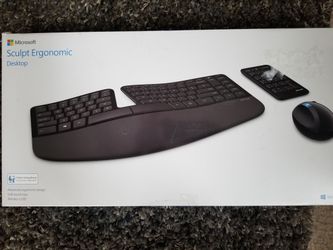 Microsoft ergonomic wireless desktop keyboard and mouse