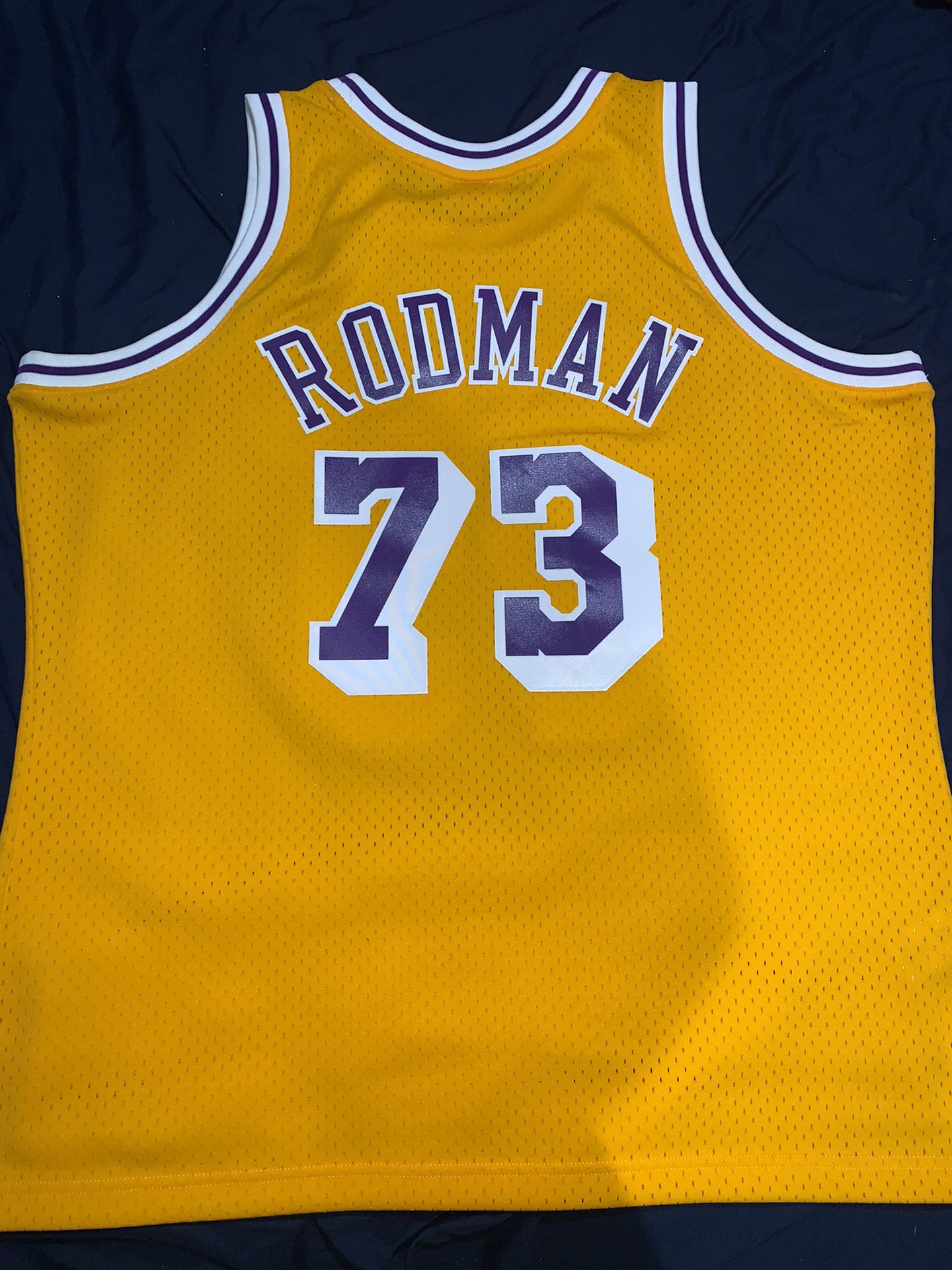 Los Angeles Lakers Dennis Rodman #73 Swingman XL for Sale in