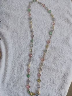 Vintage Gold Plated Necklace 