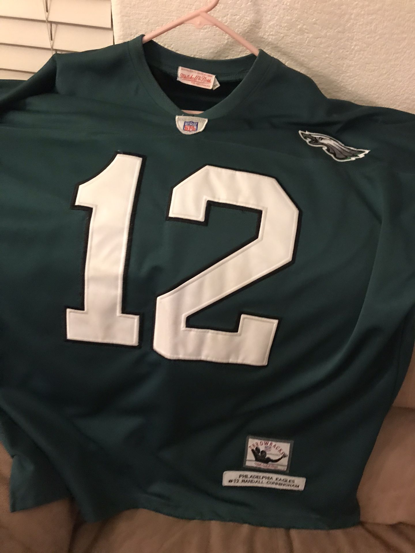 Eagles Mitchell and Ness Randal Cunningham Jersey