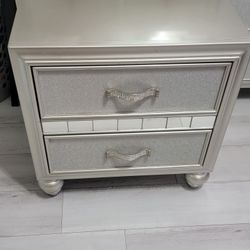 Silver Nightstand Gorgeous