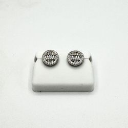 Sterling Silver Moissanite Earrings