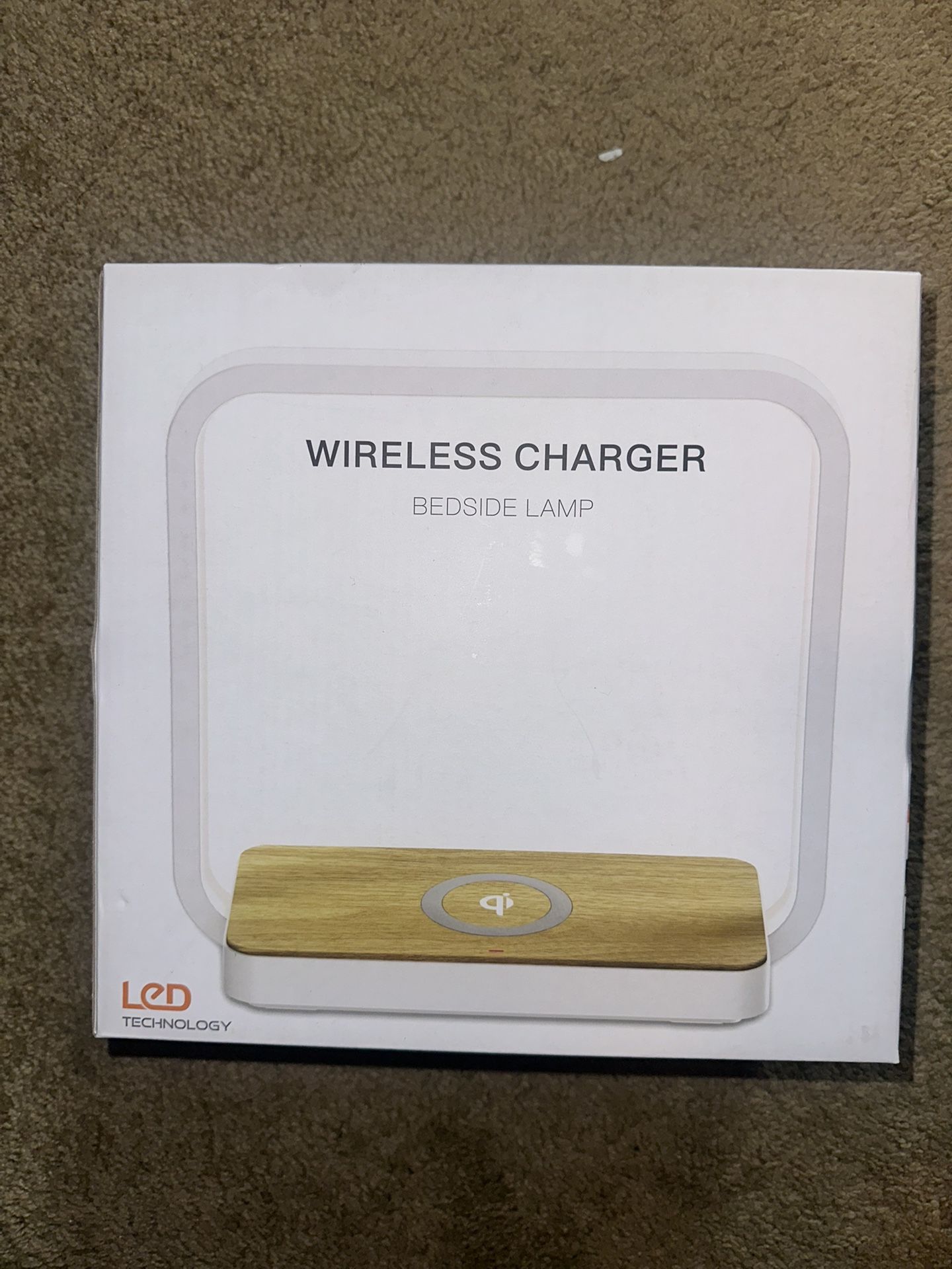 White Wireless Charging Station