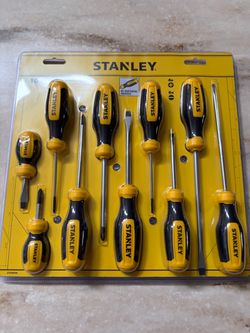 Stanley 10 pcs PZAS screwdriver set