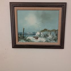 Canvas Picture Beach Scene