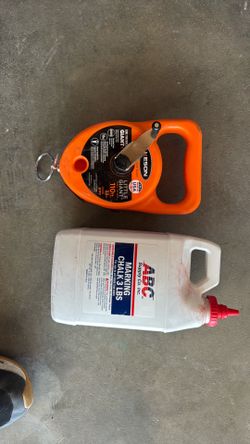 Chalk line and powder