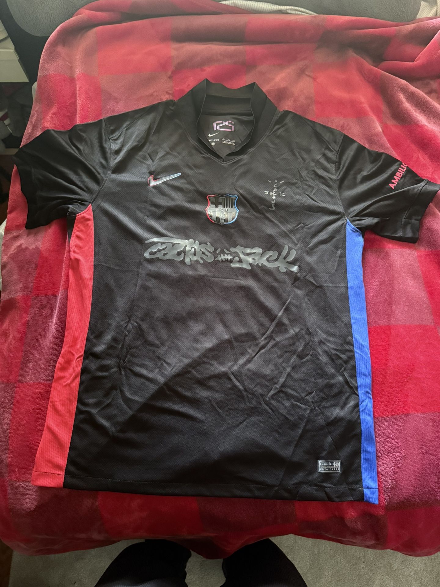 Barcelona X Travis scott Lamine Yamal jersey