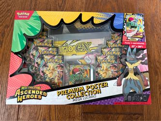 Pokémon TCG Premium Poster Collection – Mega Lucario (Sealed)