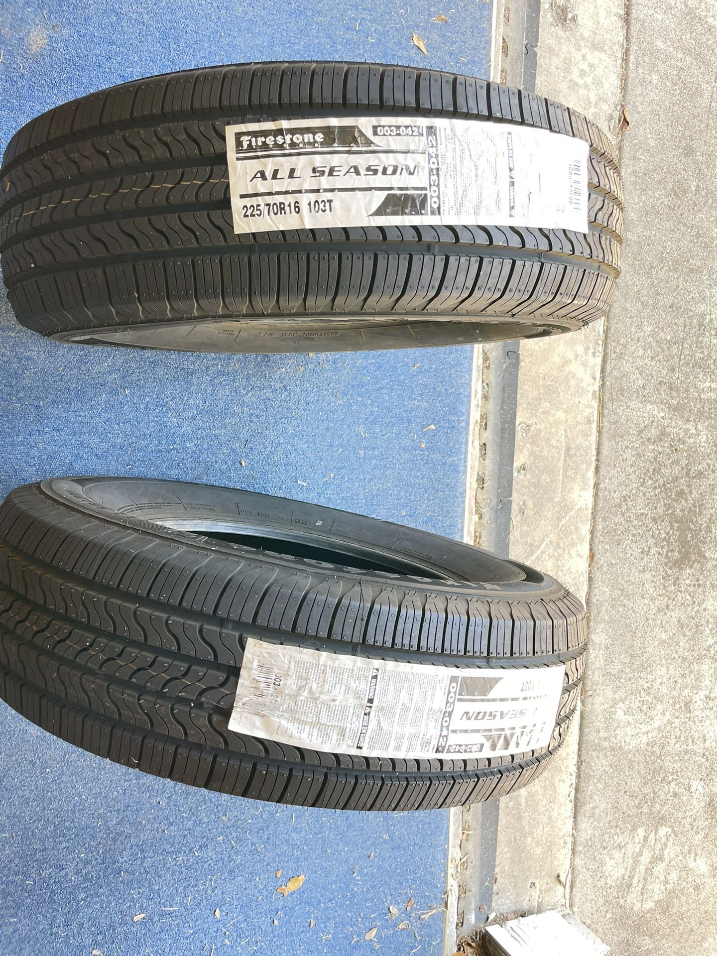 Firestone All Season Tires 225/70 R16