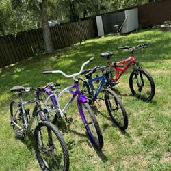 Four Used Bikes