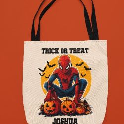 Custom SPIDERMAN Trick Or Treat Halloween CANDY BAGS