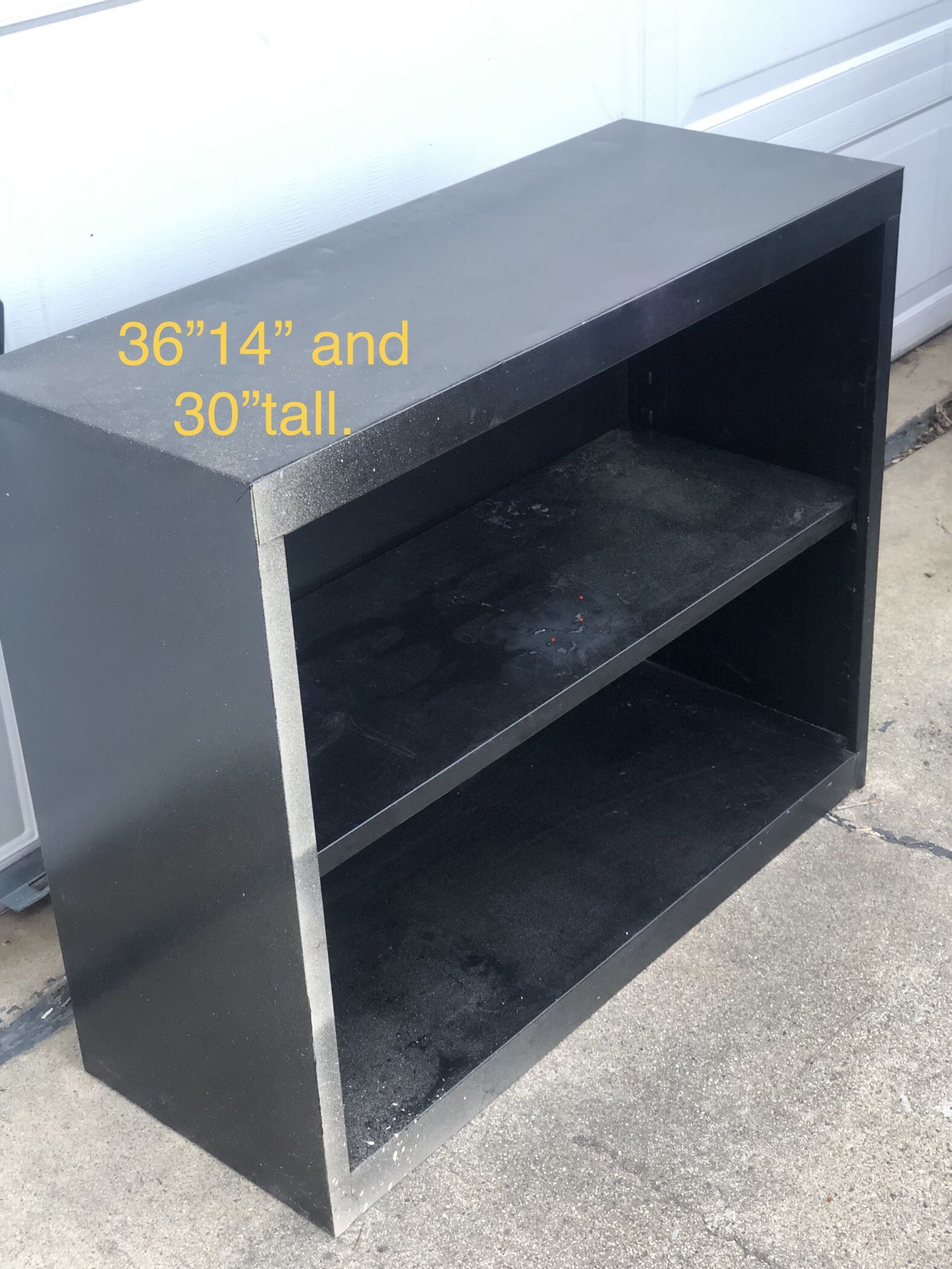 metal shelves 