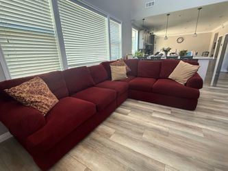 Red Sectional Sofa