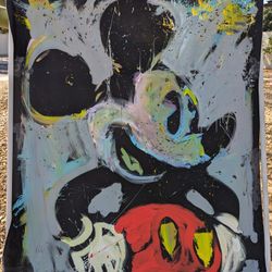 Mickey Mouse Garibaldi Painting 