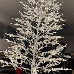 Christmas Winterberry All White Indoor Outdoor Tree