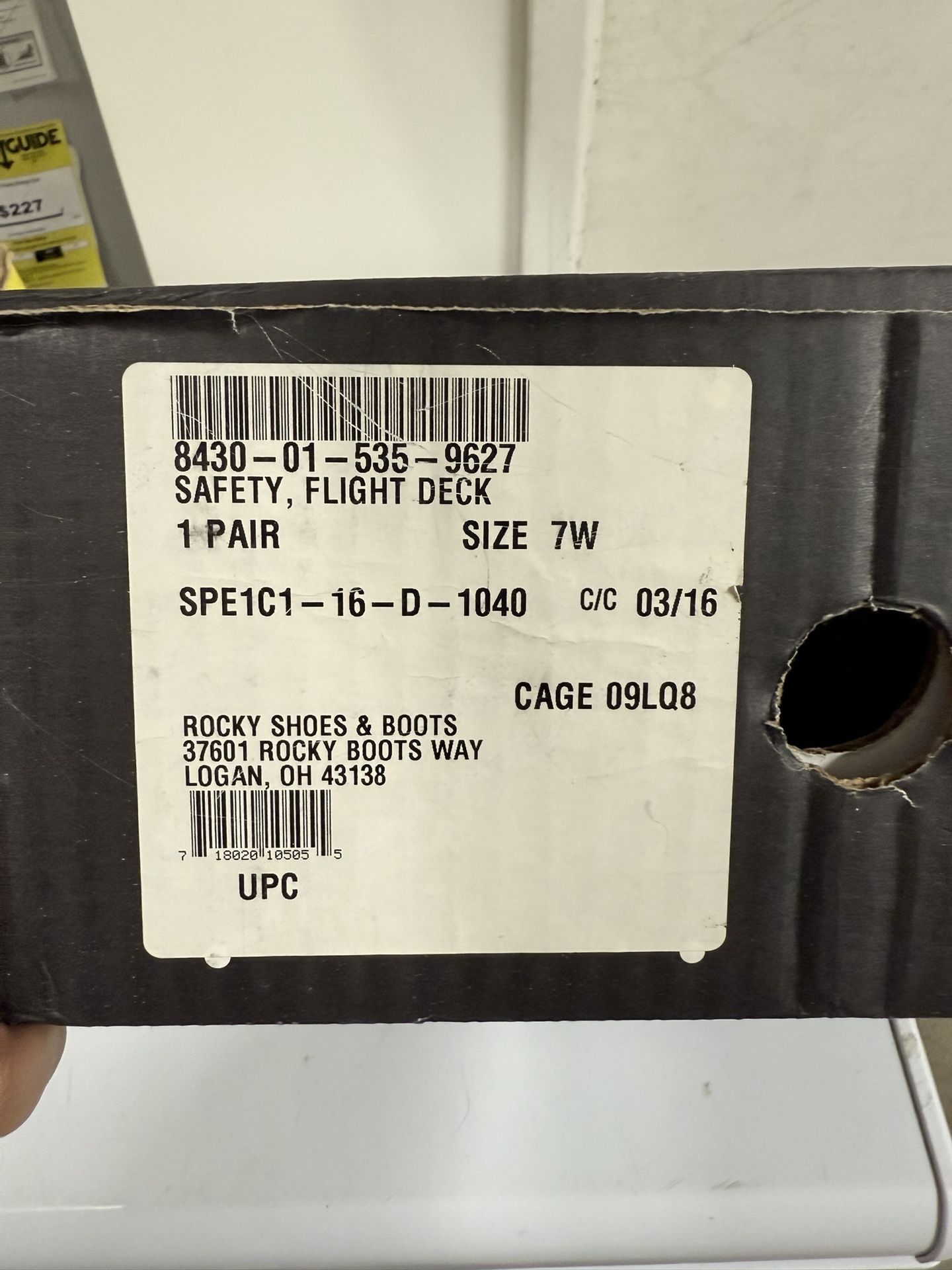 Rocky Black Flight Deck Boots