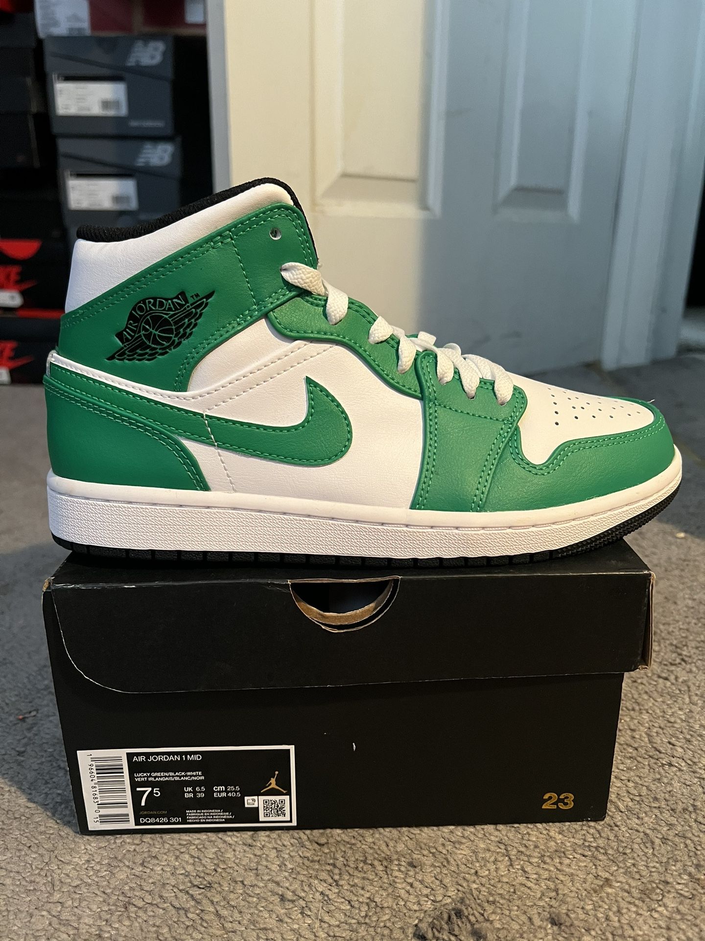 Lucky Green Jordan Mid Verte Lucky Green Jordan Verte Jordan Mid