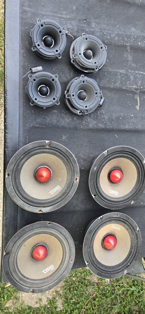 Ds 18 Pro Voice Speakers 6.5" Mids And Tweeters, SSL Amp