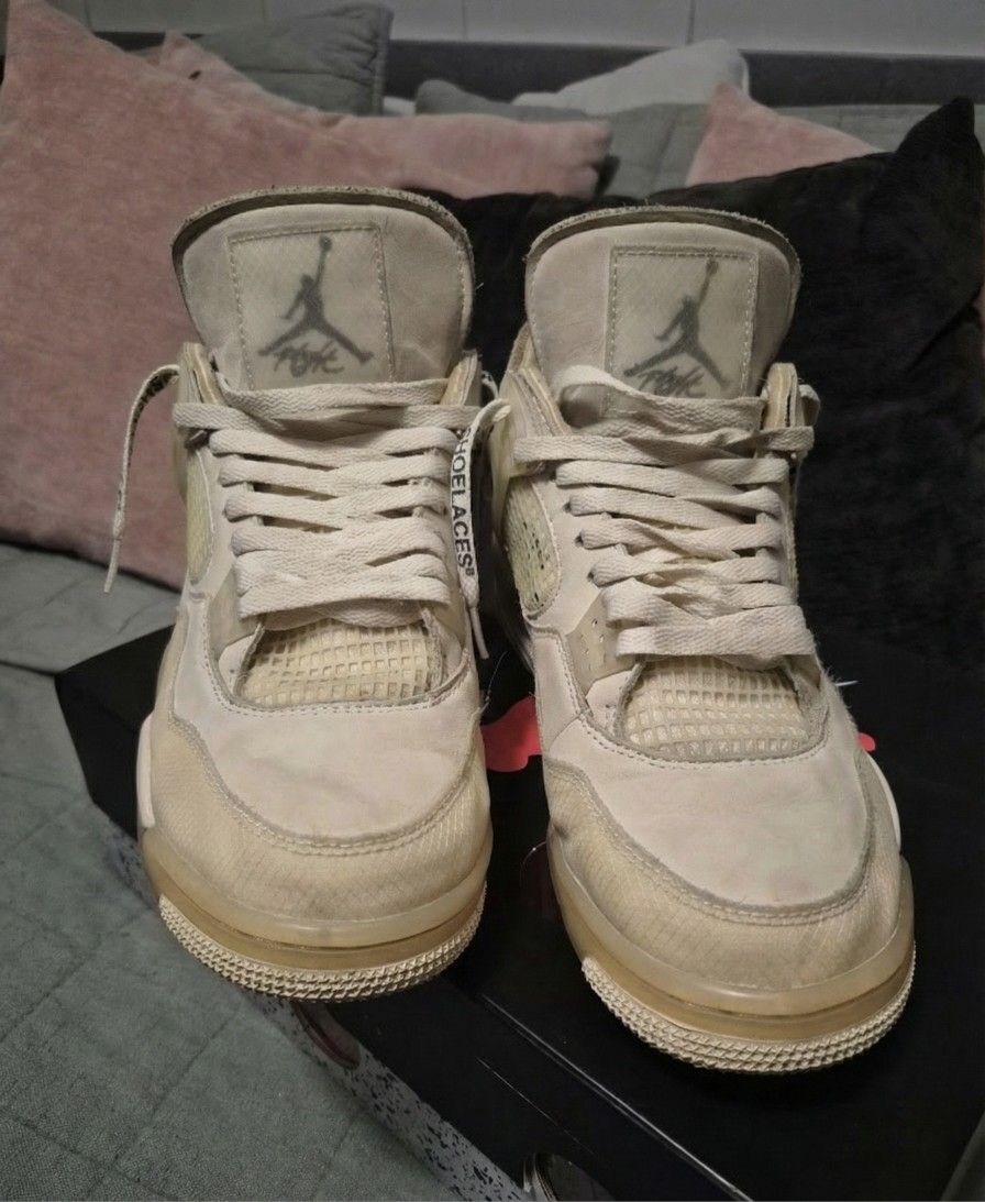 Jordan 4 Off-White Sails Womens