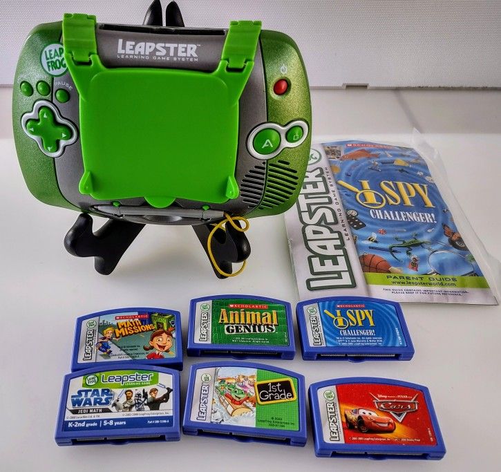 Leapfrog Leapster Educational handheld with 6 games