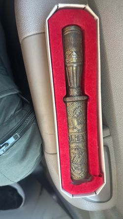 antique pencil case or holder,