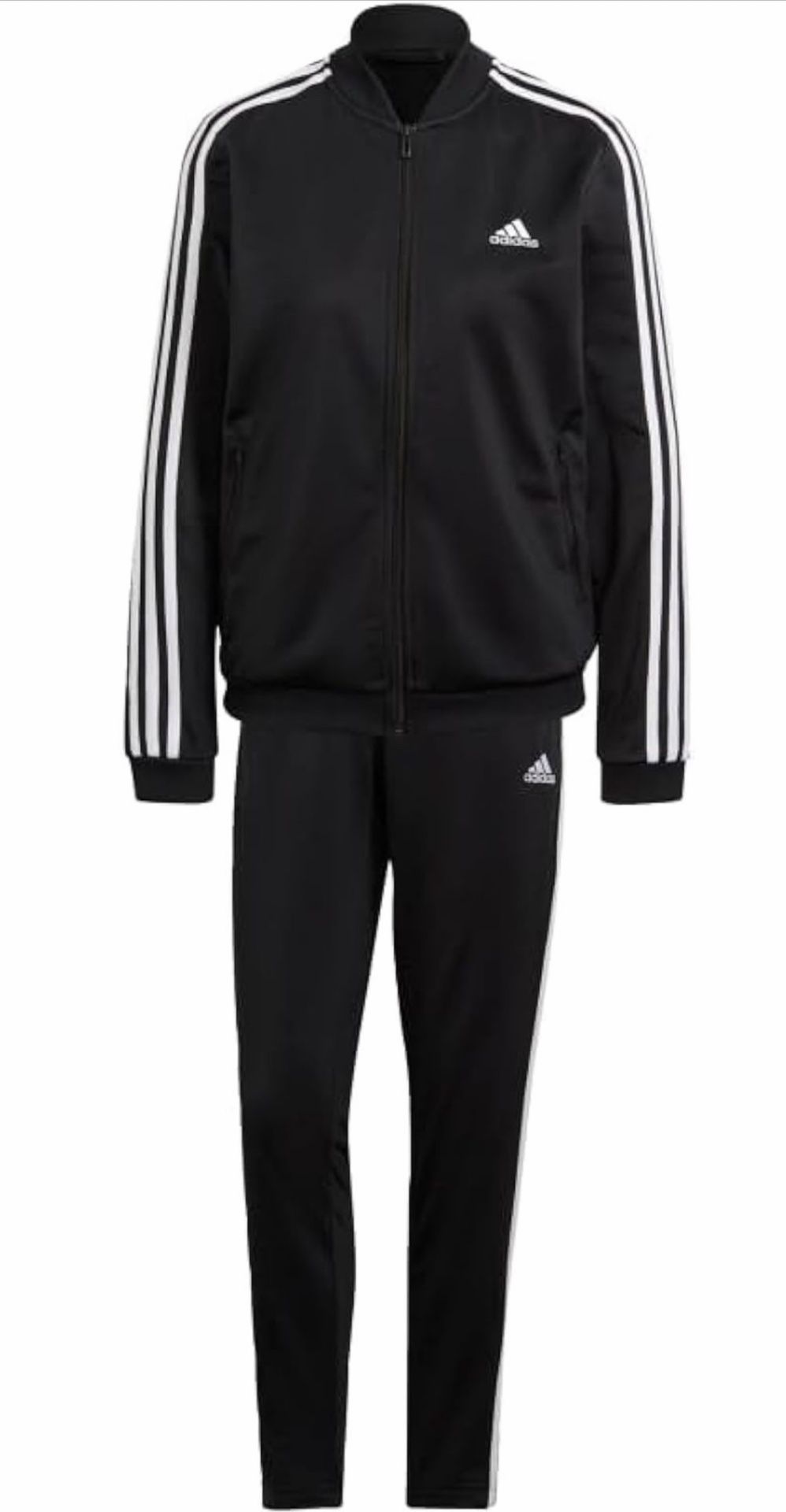 NEW Adidas Women’s Track Suit ALL SIZES Set of Jacket & Pants Sweatpants Black & White
