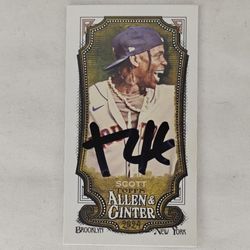 Travis Scott On-Card Autograph 2024 Topps Allen & Hines Mini (Comes With Authentication Card & Authentication Sticker)