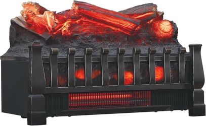duraflame Electric Log Set 1,000 Sq Ft Heater, Faux Logs Insert with Infrared Flames