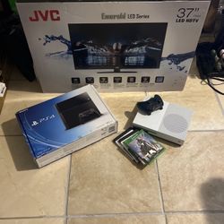 PS4, Xbox One S and 37” LED HDTV 