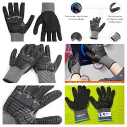 Amazon Basics Impact-Resistant Work Gloves